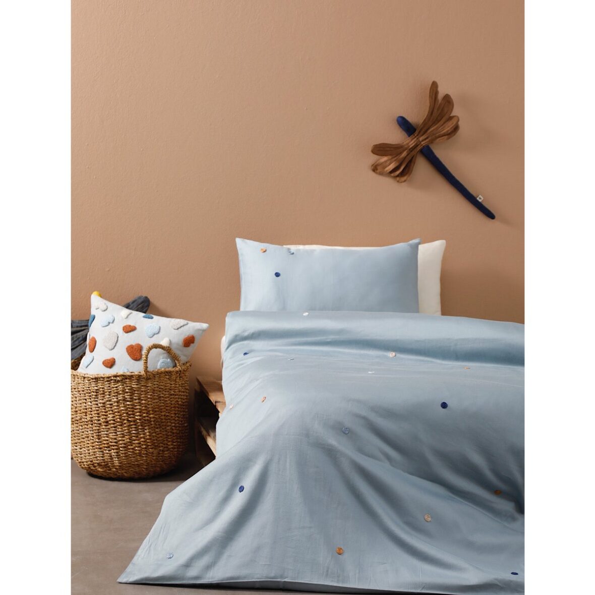 CAMILLA duvet cover / baby blue