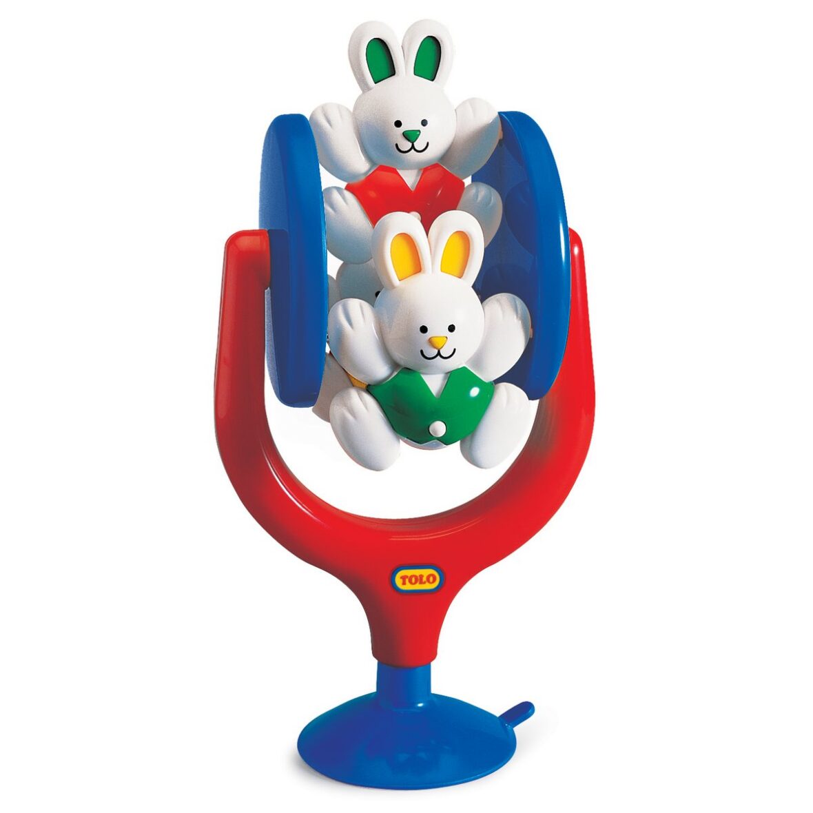 Tolo Classic Table Toy with Suction Cup – Spinning Bunnies