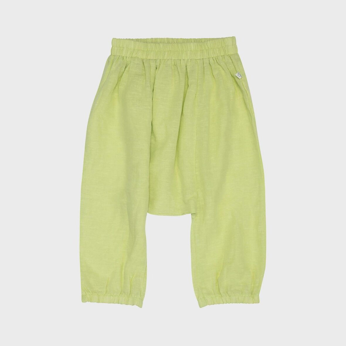 OrganicEra Organic Hemp Harem Pants, Apple Green